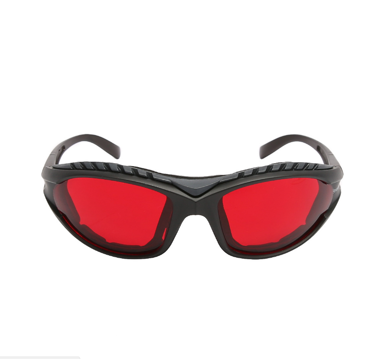 Protection Wavelength 500-550nm Optical Density OD5 Safety Laser Protective Glasses 590NM Goggles