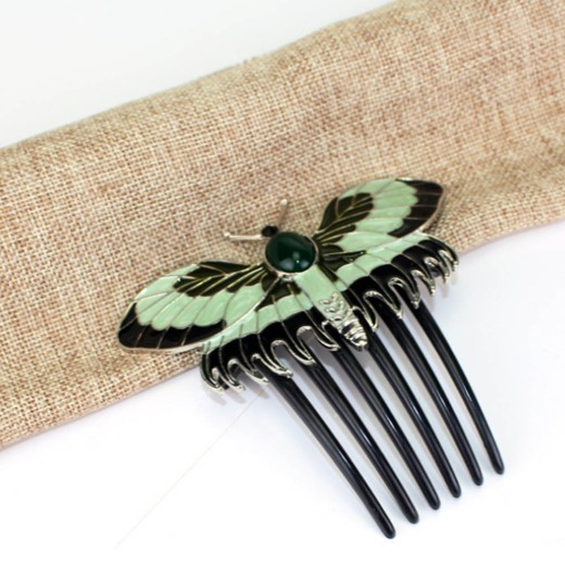 TITANIC Rose Butterfly Hairbrush