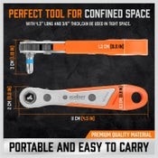 HORUSDY Ratchet Wrench Screwdriver Hex Torx Bit Set