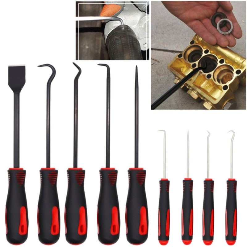 Hook Pick Removal Tools Screwdriver Scraper Automotive Puller Set