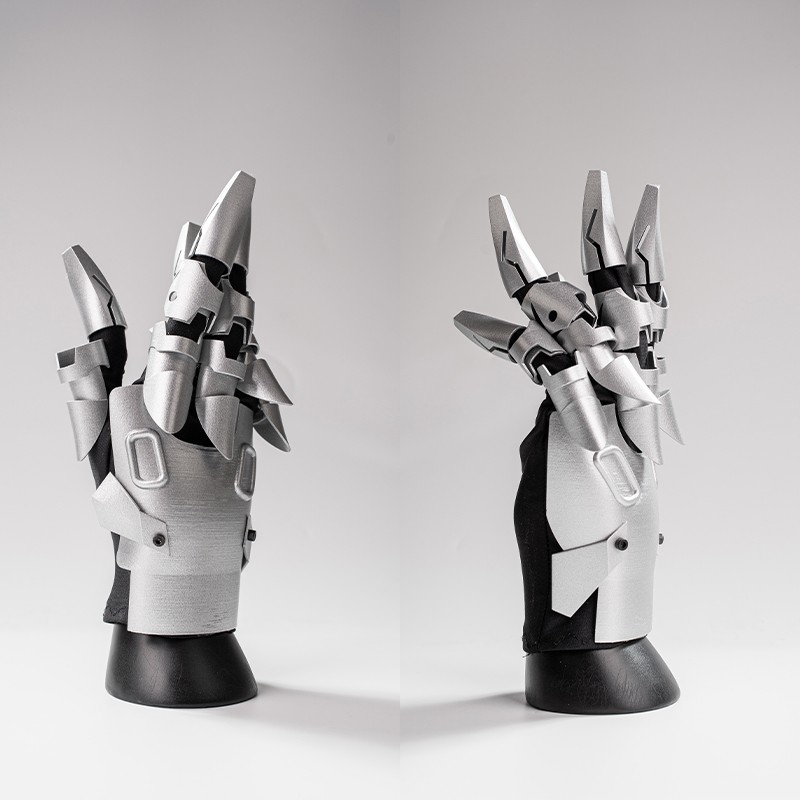 Punk Mechanical Knight Hand Armour Men's And Women's Gloves