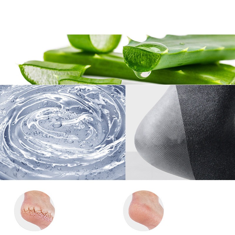 Cotton Socks With Soft Bottom And Moisturizing Repair