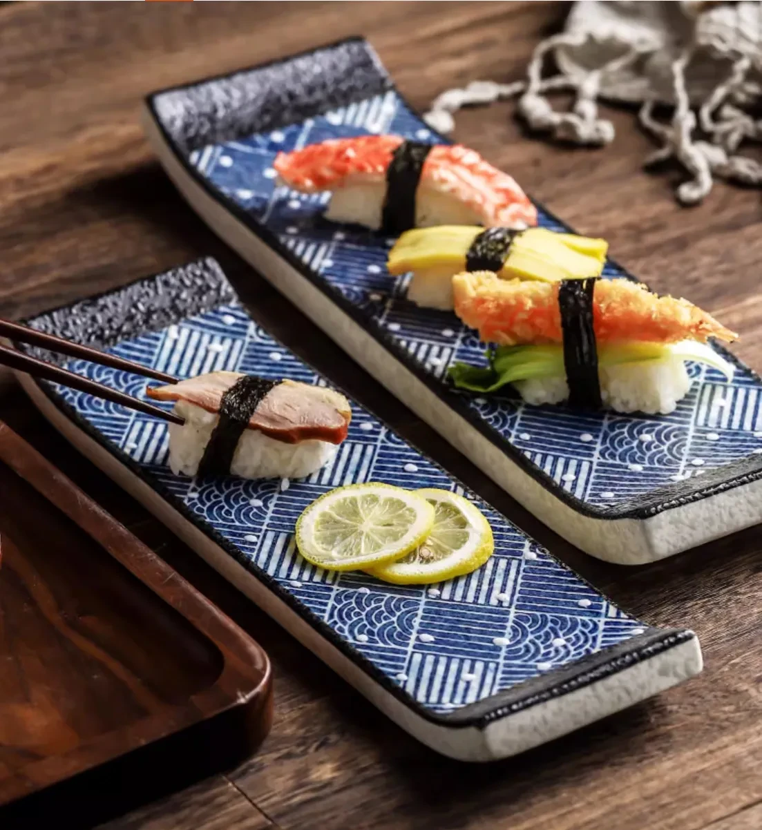 Long Plate Creative Rectangular Sushi Plate