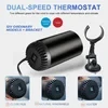 Fast heating fan for the car