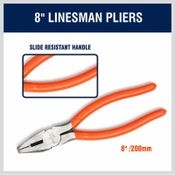 Pliers Set Diagonal Linesman Long Nose Groove Joint Slip Joint Plier