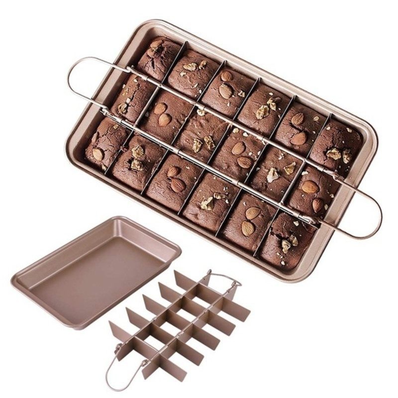 Brownie Baking Pan Quick Release Cake Mold