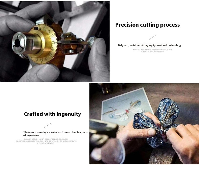 S925 Silver Inlay Pendant Hip Hop Jewelry