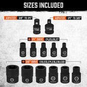 HORUSDY Female Star Socket Set