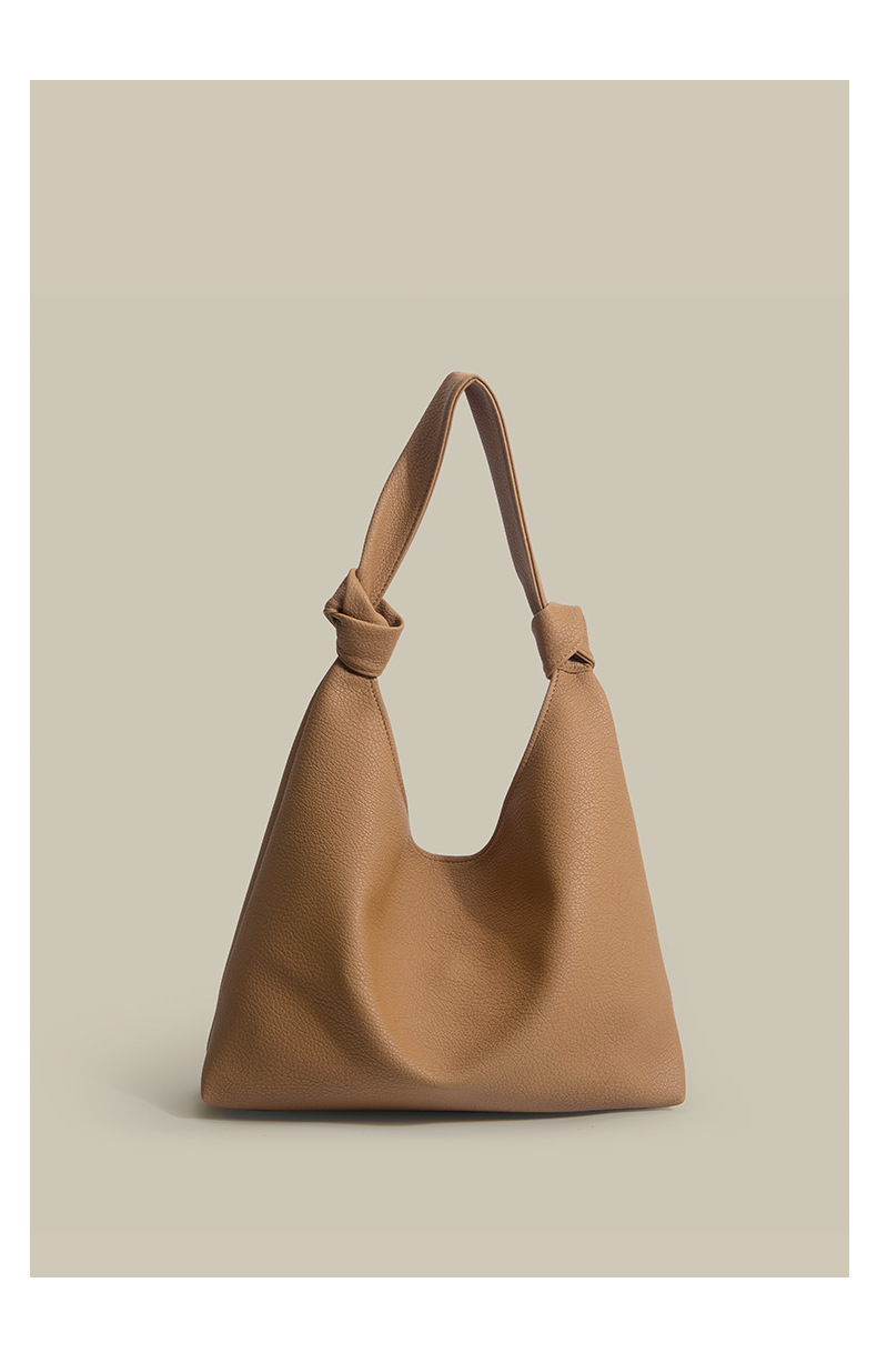 Soft Leather Tote Big Bag Fashion Simple Shoulder Bag