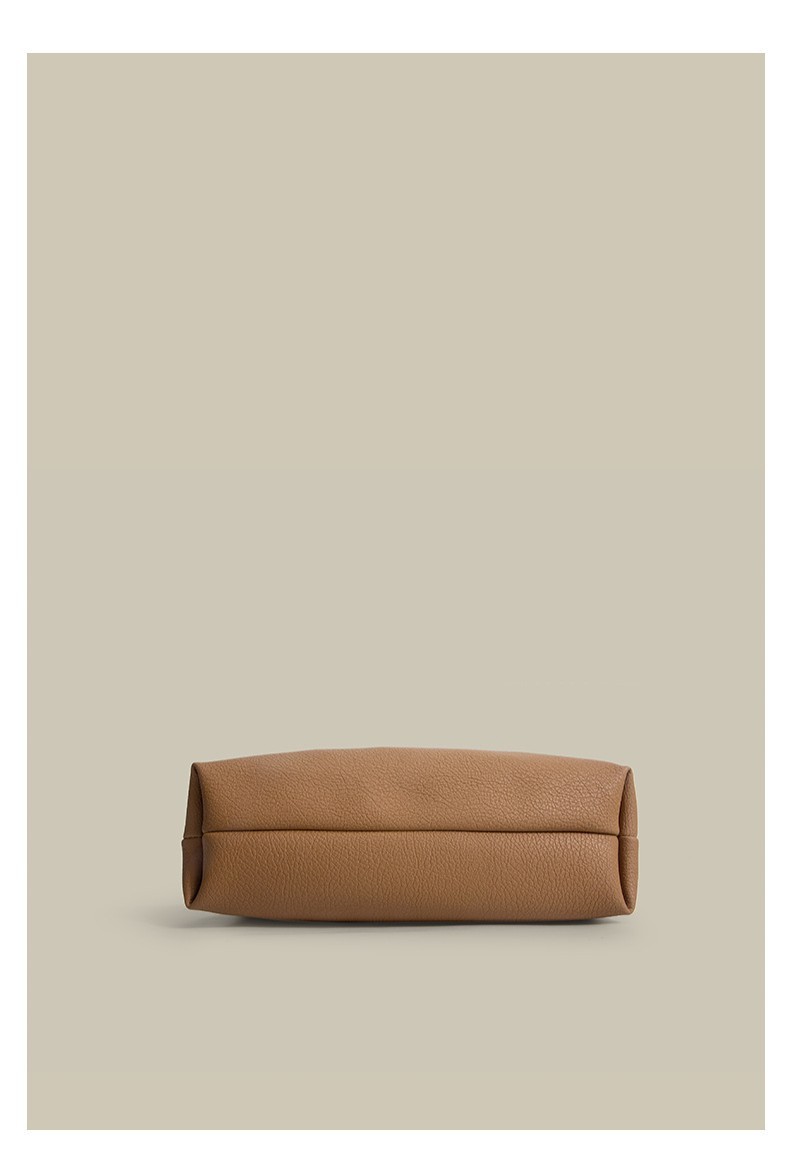 Soft Leather Tote Big Bag Fashion Simple Shoulder Bag