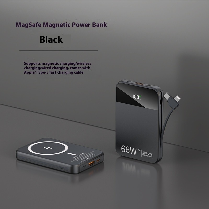 Magsafe Magnetic Wireless With Cable 66W Super Fast Charge Power Bank