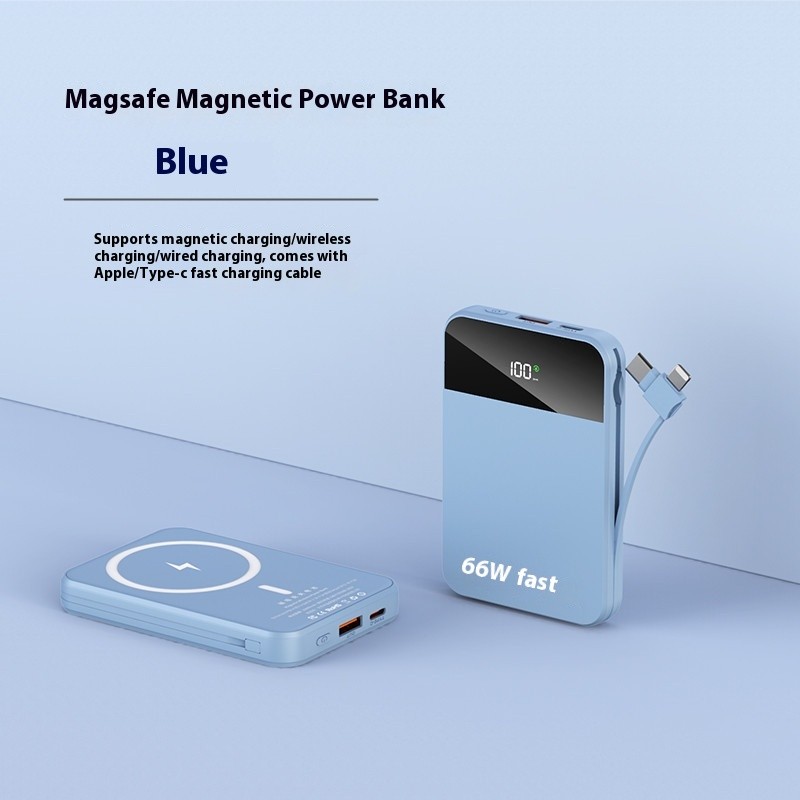 Magsafe Magnetic Wireless With Cable 66W Super Fast Charge Power Bank