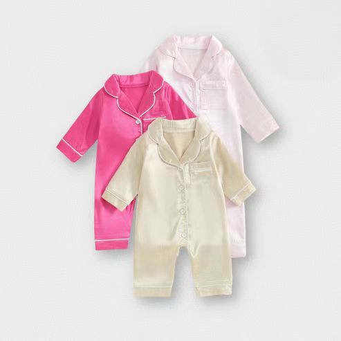Artificial Silk Homewear Satin Baby Ice Silk Pajamas