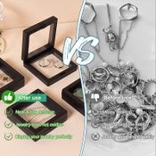 3D Floating Display Case Coin Ornament Frame Jewellery Storage Box