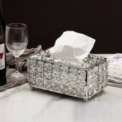 Crystal Tissue Box Jewellery Napkin Holder