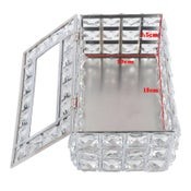 Crystal Tissue Box Jewellery Napkin Holder