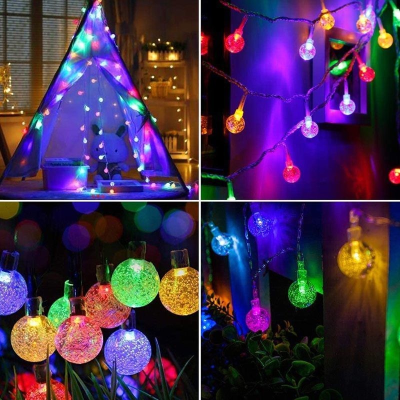 Outdoor Solar String Lights 50 Garden Lights