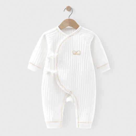 Infant Warm Butterfly Coat With Three Layers Of Thickened Cotton Clip