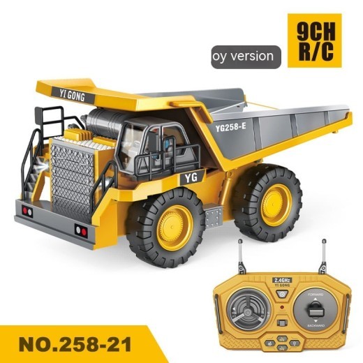 Alloy Engineering Vehicle Remote Control Dump Truck Children's Toy