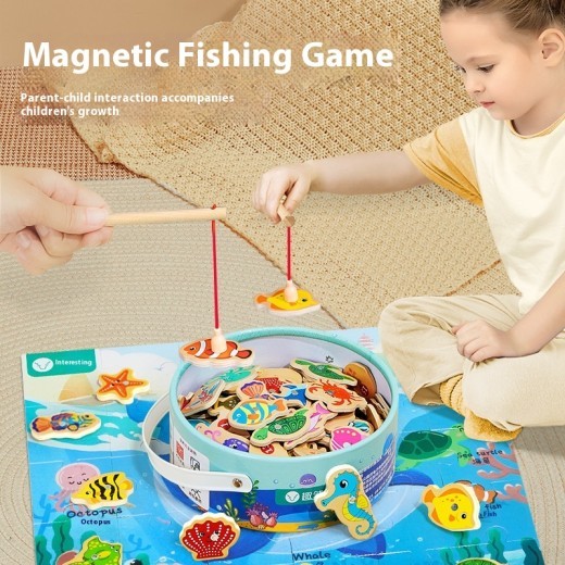 Children's Magnetic Fishing Toys 1-3 Years Old