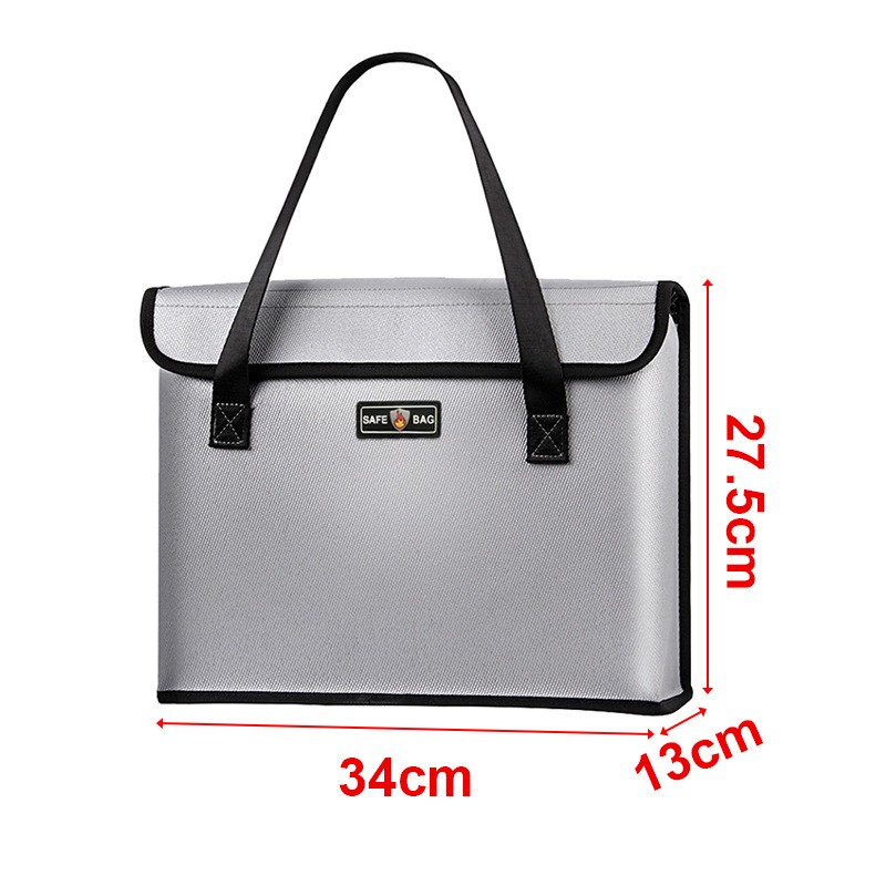 Liquid Silicone Portable Three-dimensional Double-sided Waterproof Explosion-proof Fireproof Handbag