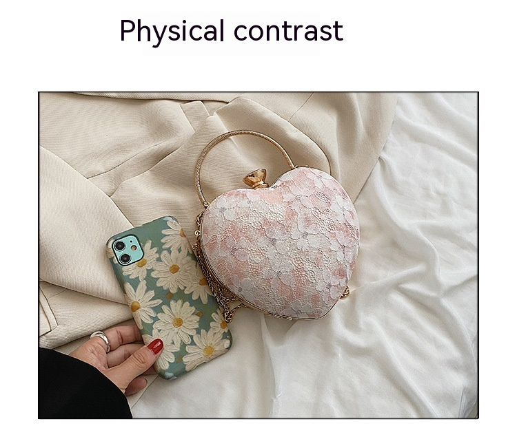 Sweet Floral Chain Crossbody Bag Fashion Tote