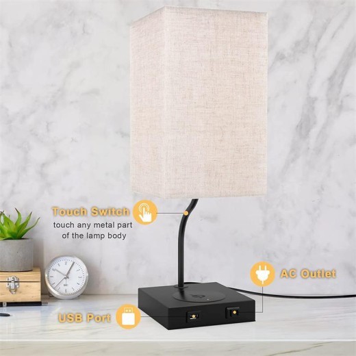 Wireless Charging Touch Dimming Led Minimalist Creative Study Ebay Amazon