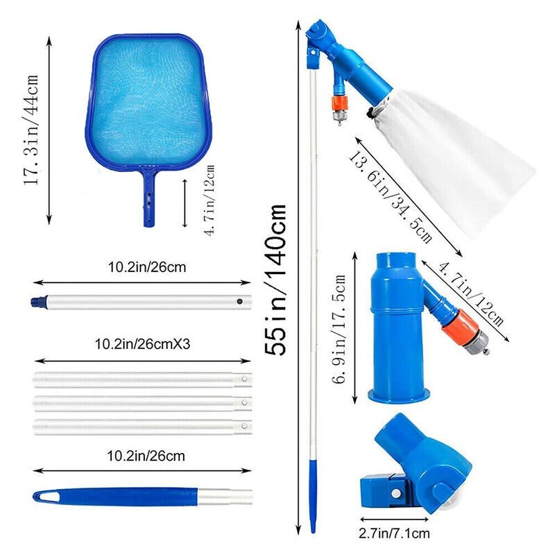 Pool Maintenance Tool Cleaning Net Kit