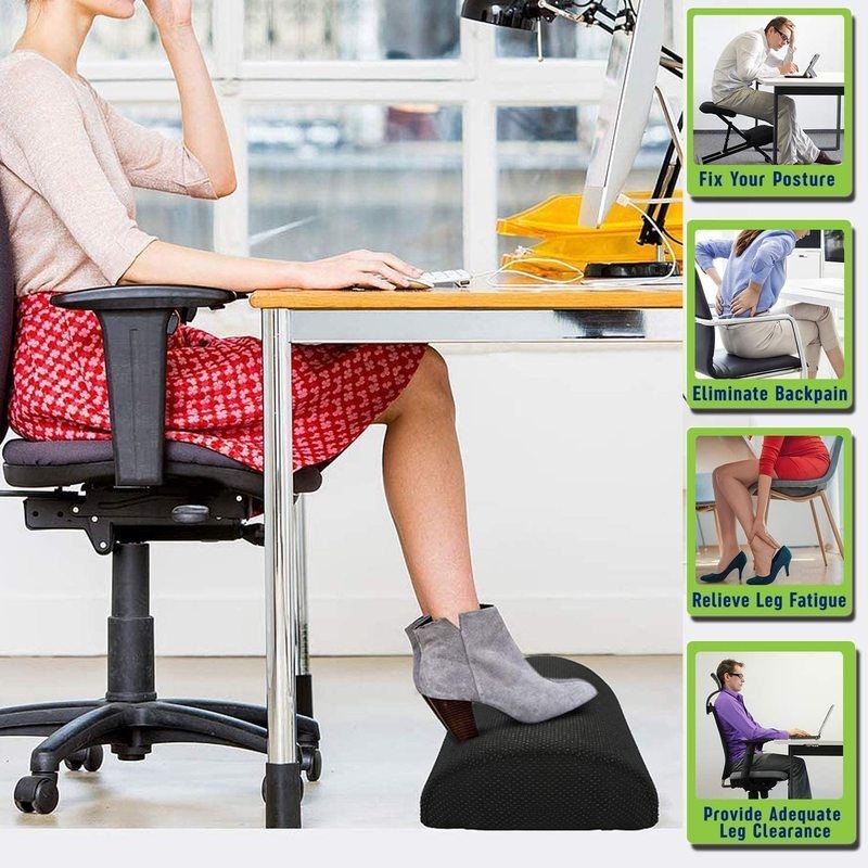Under Desk Foot Rest Cushion Leg Knee Pillow