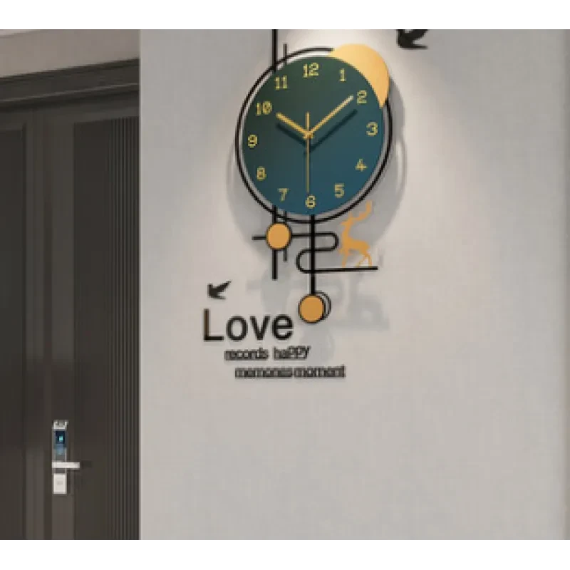 Clocks Wall Clocks Living Room Clocks Home Light Luxury Simple Modern Decoration Net Red Fashion Wall Quartz Watches Wall Watches