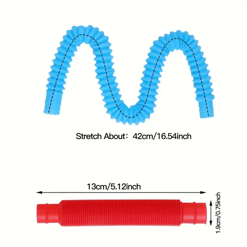 DIY Elastic Tube Toys in Random Colors