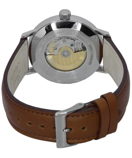 Iron Annie Bauhaus Leather Strap Beige Dial Automatic 50505 Mens Watch