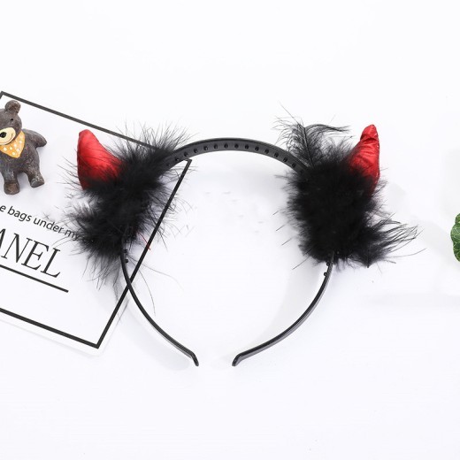 Halloween Decoration Props Demon Horn Headband Atmosphere Performance