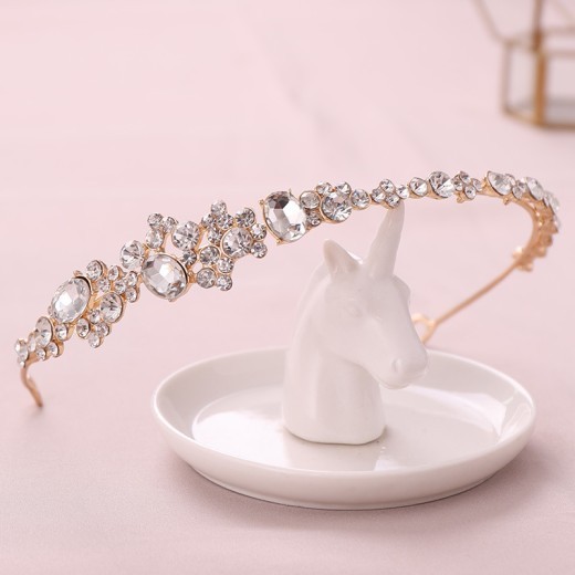 Women's Fashion Rhinestone Hair Hoop Crown