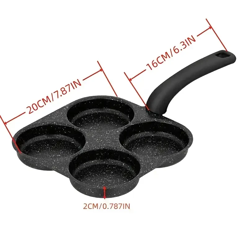 Non-Stick Cast Iron Egg Frying Pan