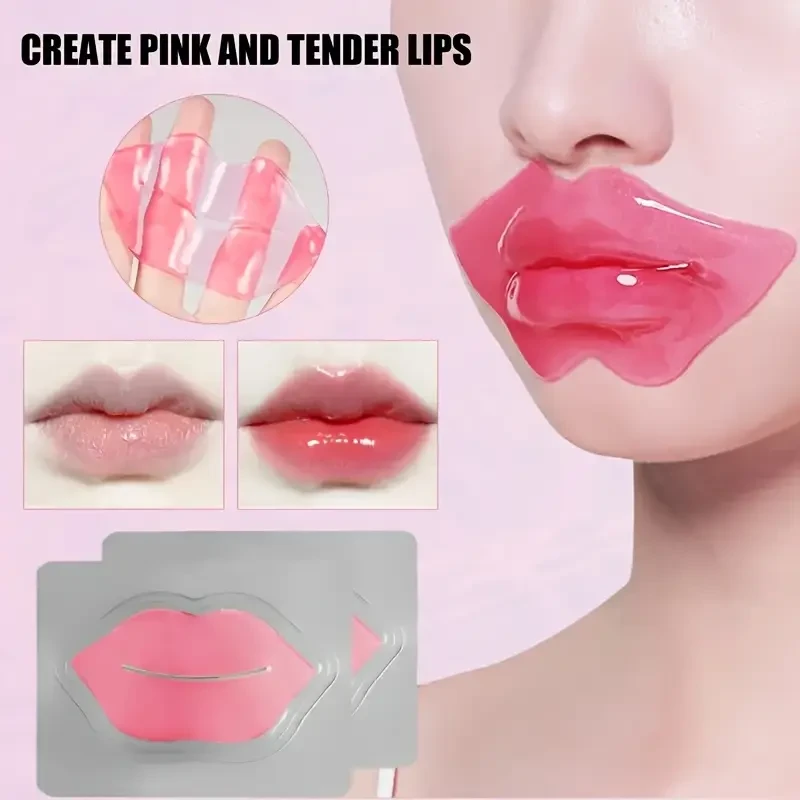 20pcs Collagen Crystal Lip Mask Moisturizes Dry Lips