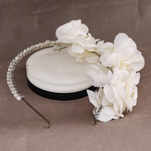 Handmade Pearl Crystal Bridal Headwear
