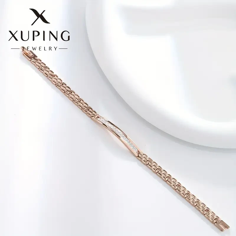 Super Flash Strap Chain Bracelet Iced Out Zirconia Elegant Hand Chain Temperament Niche Design Bracelet