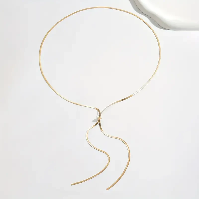 1pc Stainless Steel 18K Golden Plated