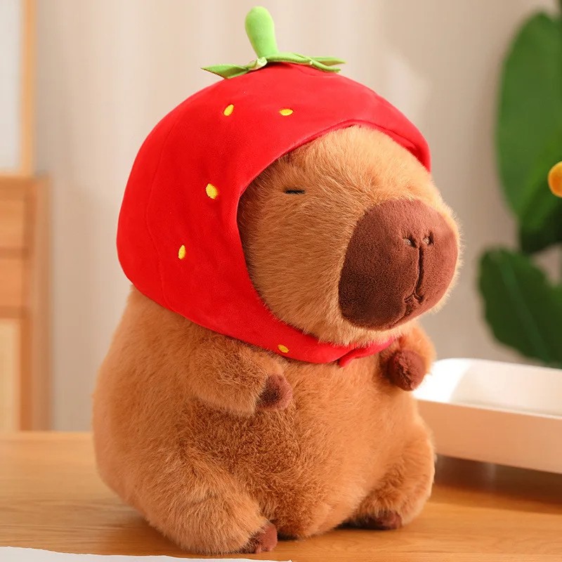 Simulation Fries Capybara Plush Toy - Cute Capybara Anime Doll