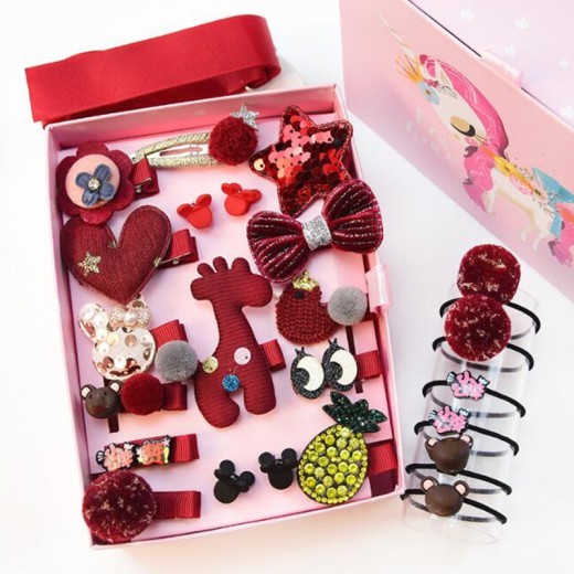 Baby Girl Cartoon Animal Hairpin Set