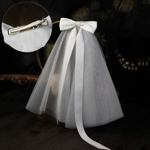 Bow Tie Bridal Headdress Mori Series