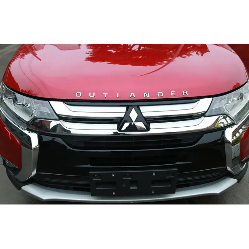 Front letter car sticker label