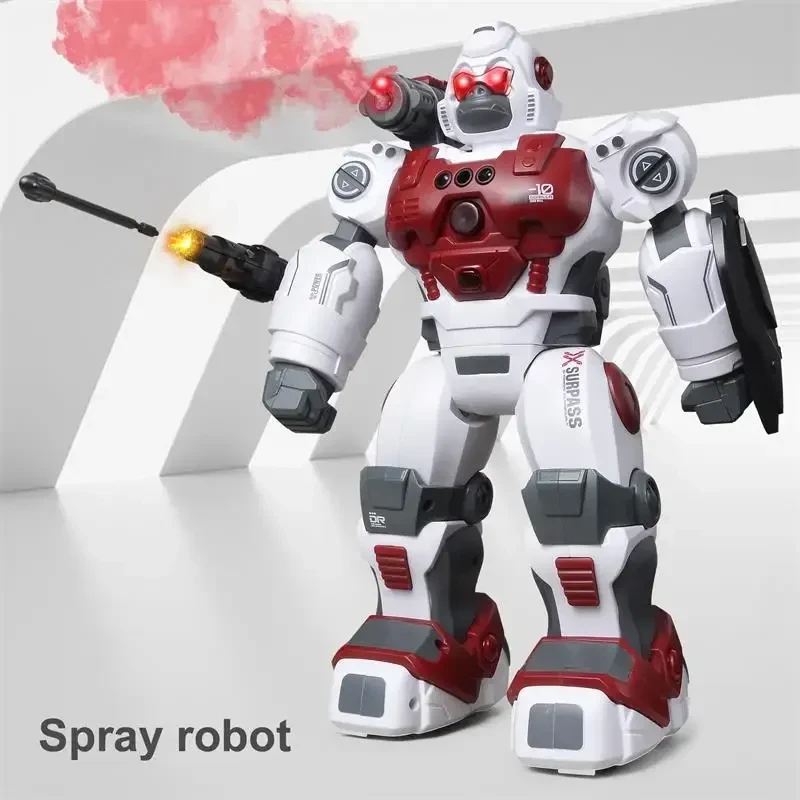 Remote Control Spray Robot Boy Model Toy Gesture Induction