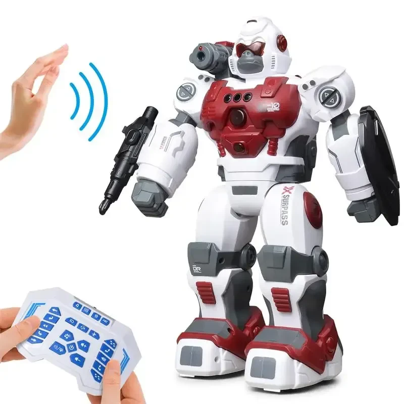 Remote Control Spray Robot Boy Model Toy Gesture Induction