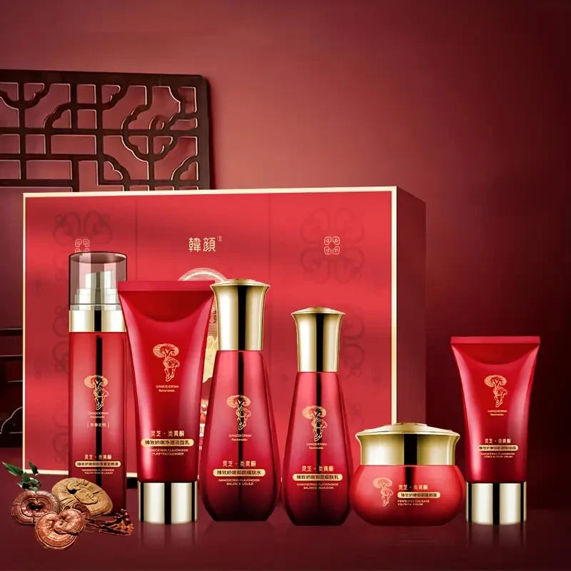 6pcs KATUNE Ganoderma Lucidum Skincare Set