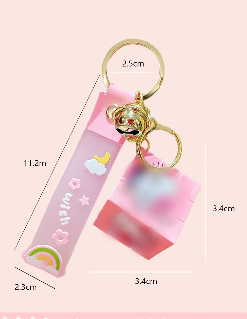 Rubik's Cube Keychain Pendant Cars And Bags Ornaments