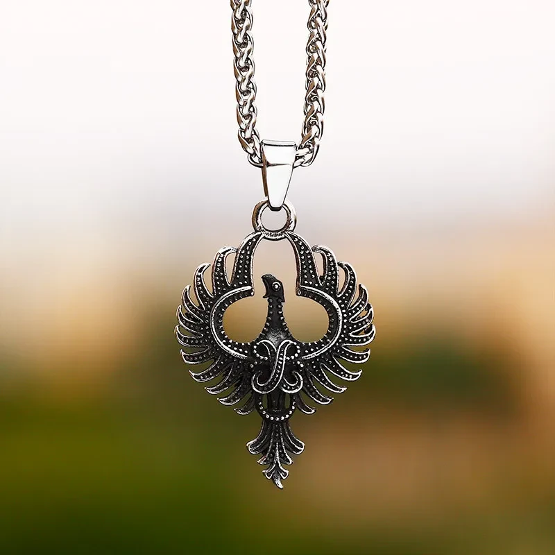 New Stainless Steel Eagle Pendant Vintage