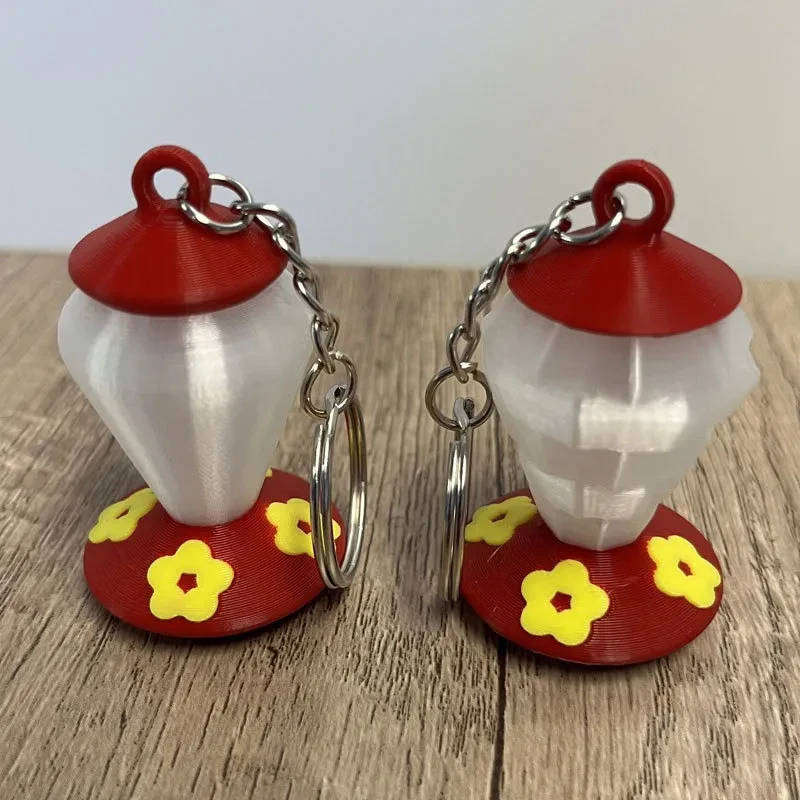 Creative Mini Hummingbird Feeder Keychain