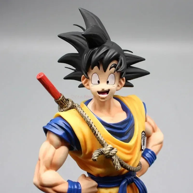 Anime Dragon Ball Dream Sun Goku Figure - Somersault Cloud Super Saiyan Standing Collection Statue